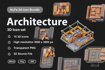 3D免扣素材建筑建筑