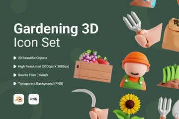 3D免扣素材农业园艺