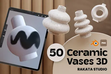 3D免扣素材室内现代陶瓷