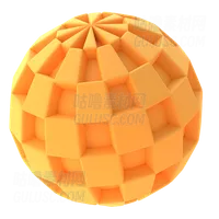 立方体球形状 Cube Ball Shape