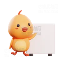 鸡肉举牌 Chicken Holding Placard