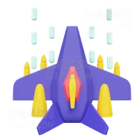 喷气飞机游戏图标 Jet Plane Game Icon