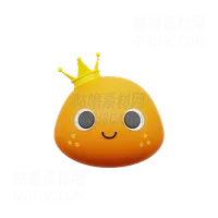 带皇冠的可爱小土豆 Cute Baby Potato With Crown