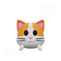 可爱的猫头 Cute Cat Head