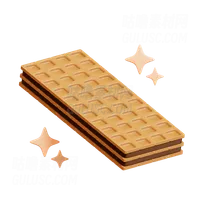 巧克力华夫饼棒 Chocolate Waffle Stick