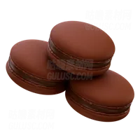 巧克力马卡龙 Chocolate Macarons