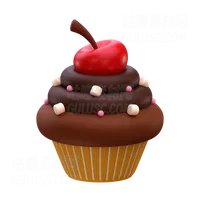 纸杯蛋糕巧克力 Cupcake Choco