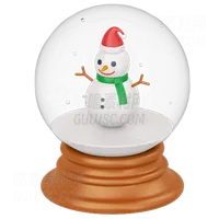 雪人玻璃球 Snowman Glass Ball