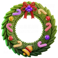 圣诞花环 Christmas Wreath