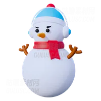 圣诞雪人 Christmas Snowman