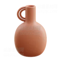 粘土花瓶 Clay Vase