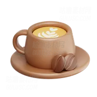 拿铁咖啡杯 Latte Coffee Cup