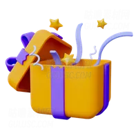 打开礼品盒 Open Gift Box