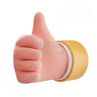 重击手势 Thumps Up Hand Gesture