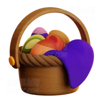 复活节彩蛋篮子 Easter Eggs Basket