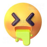 呕吐表情符号 Vomiting Emoji