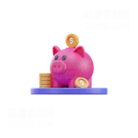 存钱罐储蓄 Piggy Bank Saving