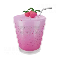 草莓冰沙 Strawberry Smoothie