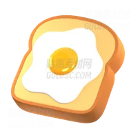鸡蛋烤面包 Toast With Egg