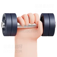 手举哑铃 Hand Lifting Dumbbell