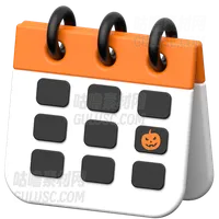 万圣节日历 Halloween Calendar