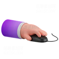 手和电脑鼠标 Hand And Computer Mouse