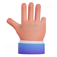 三指手势 Three finger gesture