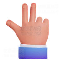 两指手势 Two Finger Gesture