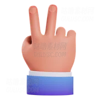 胜利手势 Victory hand gesture