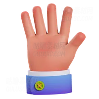 张开手势 Open Hand Gesture