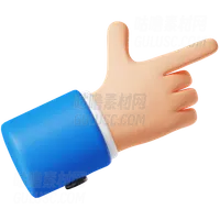 点右手手势 Point Right Hand Gesture