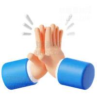 高五手势 High Five Hand Gesture