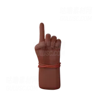 手指向上手势 Finger up gesture