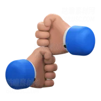 拳头超过拳头手势 Fist Over Fist Hands Gesture