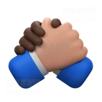 国际兄弟会握手手势 International Brotherhood Handshake Hands Gesture