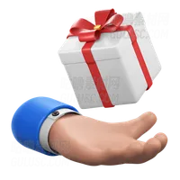 带礼物的手势 Hand Gesture with Gift