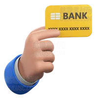 用银行卡手势 Hand Gesture with Bank Card