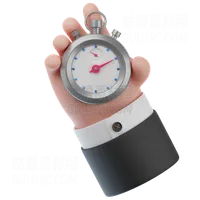 手握秒表 stopwatch in hand