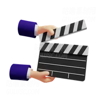 拍板手势 Clapperboard holding gesture