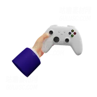 手中的游戏控制器 Game Controller In Hand