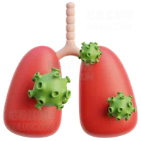 病毒感染肺 Virus Infected Lungs