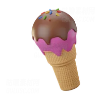 草莓味锥 Strawberry Flavor Cone