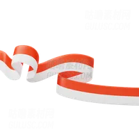 印尼国旗丝带 Indonesian Flag Ribbon