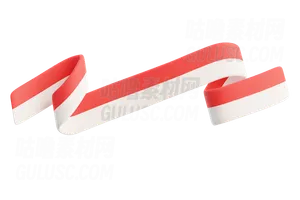 印度尼西亚国旗丝带 Indonesia Flag Ribbon