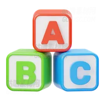 字母积木玩具 Alphabet Blocks Toy