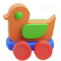 鸭子汽车玩具 Duck Car Toy