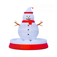 圣诞雪人 Christmas Snowman