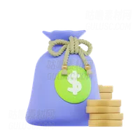 硬币和钱袋 Coins And Money Bag