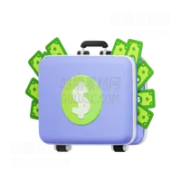 钱的手提箱 Suitcase Of Money