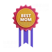 母亲节徽章 Mothers Day Badge